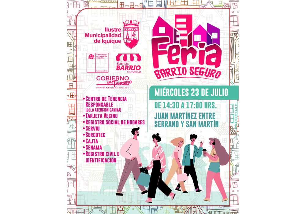 ¡Te invitamos a la Feria Barrio Seguro!