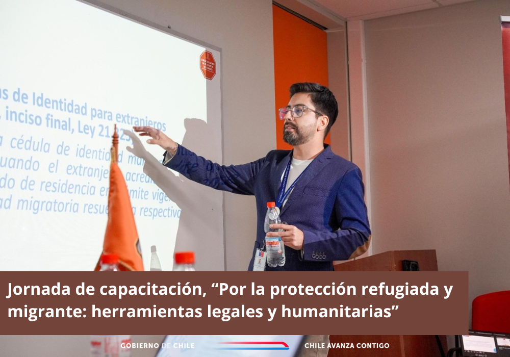 Abogado de Migración de Tarapacá, Nicolás Vicencio participa en jornada de capacitación