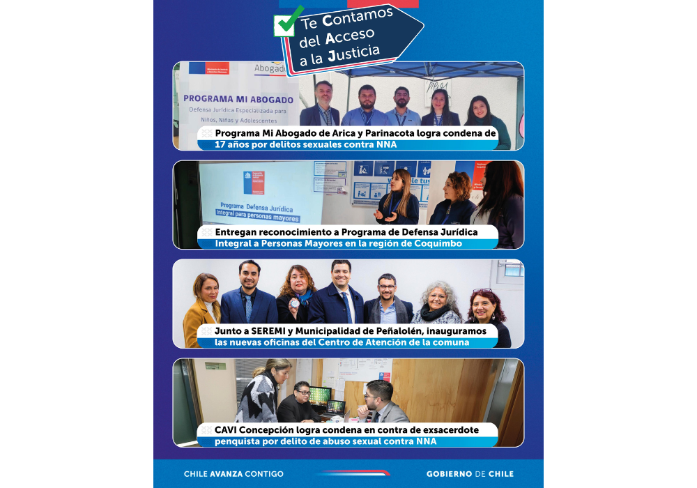 Te contamos del #AccesoALaJusticia en todo el país