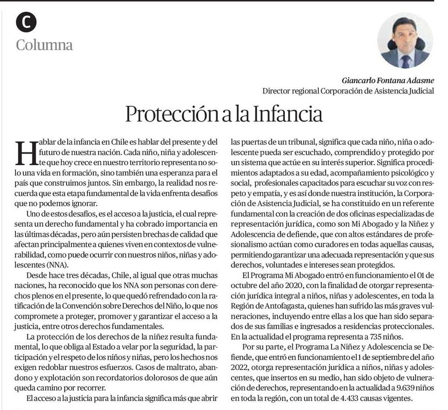 Columna "Protección a la Infancia"
