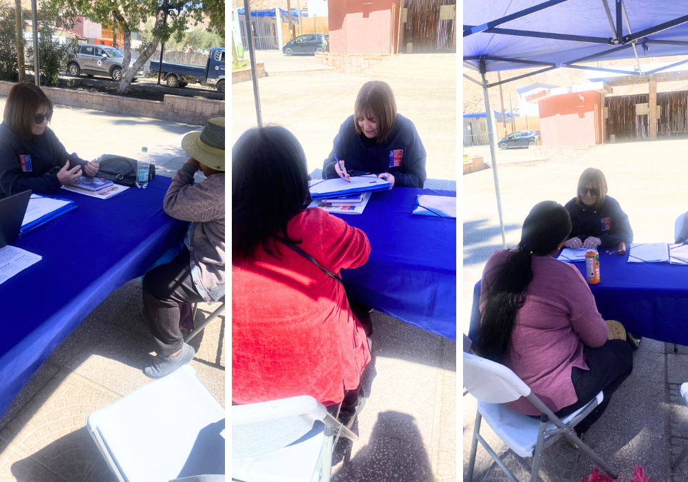 Consultorio Jurídico Móvil del Tamarugal brinda atención en Camiña