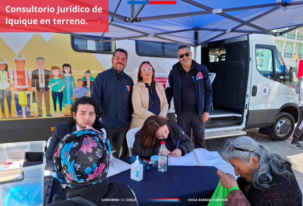 Atención, información y orientación jurídica y social en la Plaza Prat de Iquique