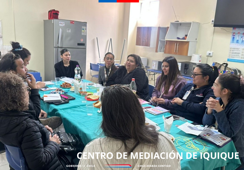 Centro de Mediación de Iquique realiza charla de promoción y difusión en el CESFAM Cirujano Guzmán