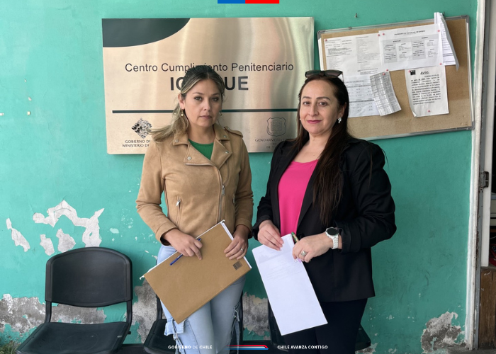 Centro de Familia de Iquique brindó atención en el Centro Penitenciario Femenino de la ciudad