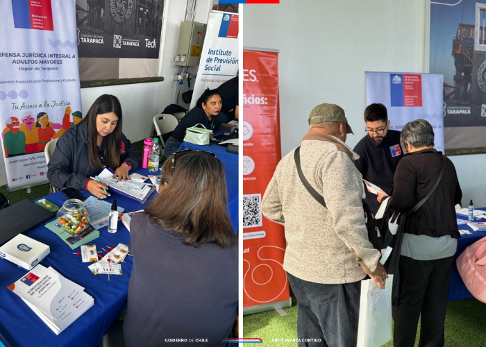 CAJTA Tarapacá participa en Jornada Regional "Lideres Mayores: Protagonistas del Cambio"