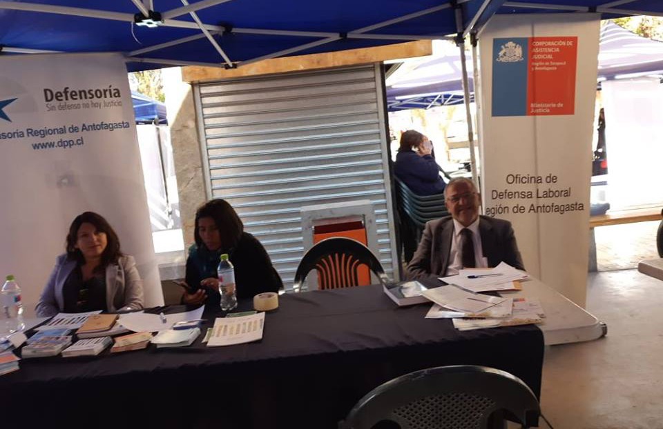 CAJTA participa en Plaza de Justicia de Calama y Gobierno Presente en la localidad de Ollagüe