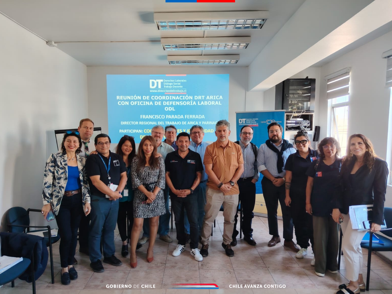 ODL de Arica y Parinacota sostuvo una reunión de coordinación técnica con la Dirección/Inspección del Trabajo