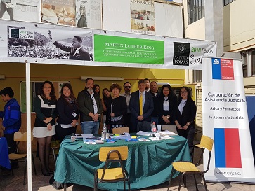 Desarrollan Plaza de Justicia en la Universidad Santo Tomas Arica