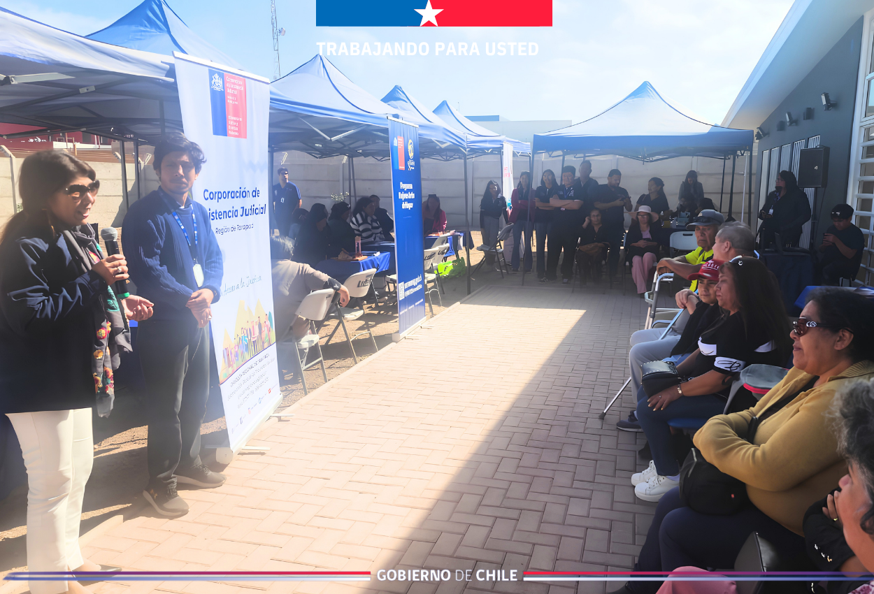 Consultorio jurídico de Alto Hospicio participó en Día de la Familia y la Corresponsabilidad