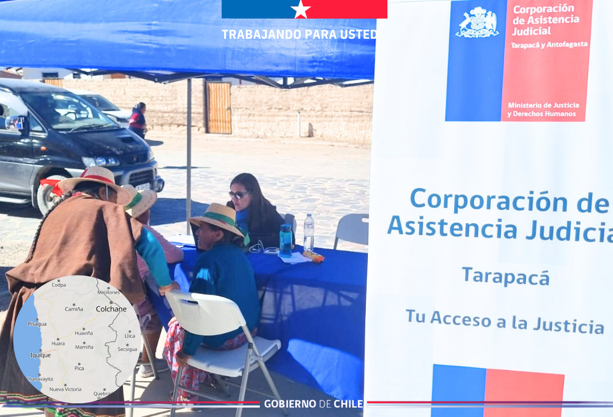 Consultorio Jurídico Móvil del Tamarugal participa en Gobierno en Terreno realizado en localidad de Colchane