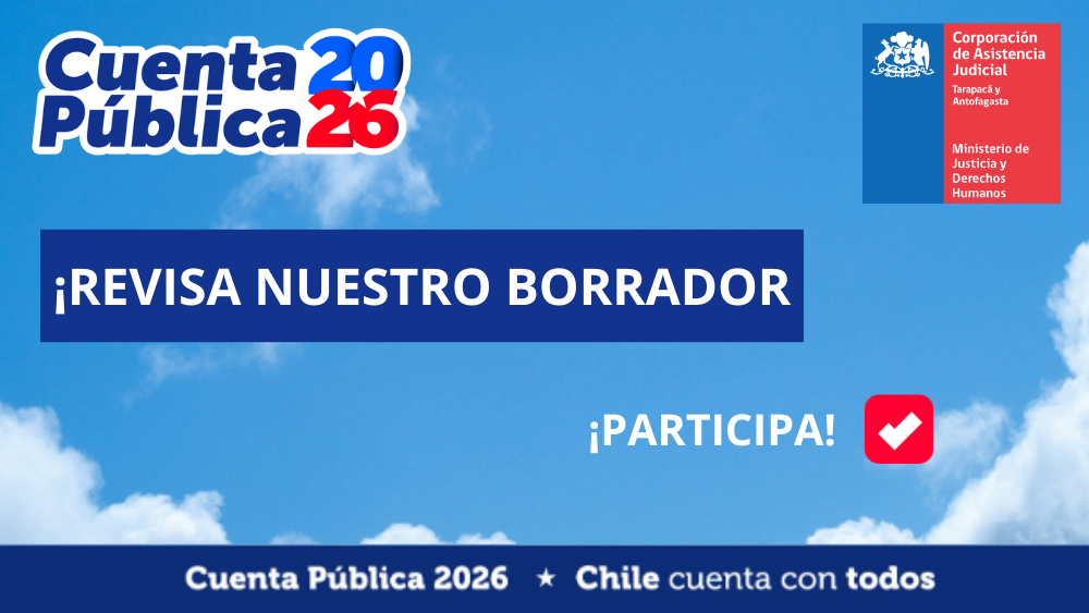 ¡Participa en nuestra #CuentaPúblicaParticipativa 2026!
