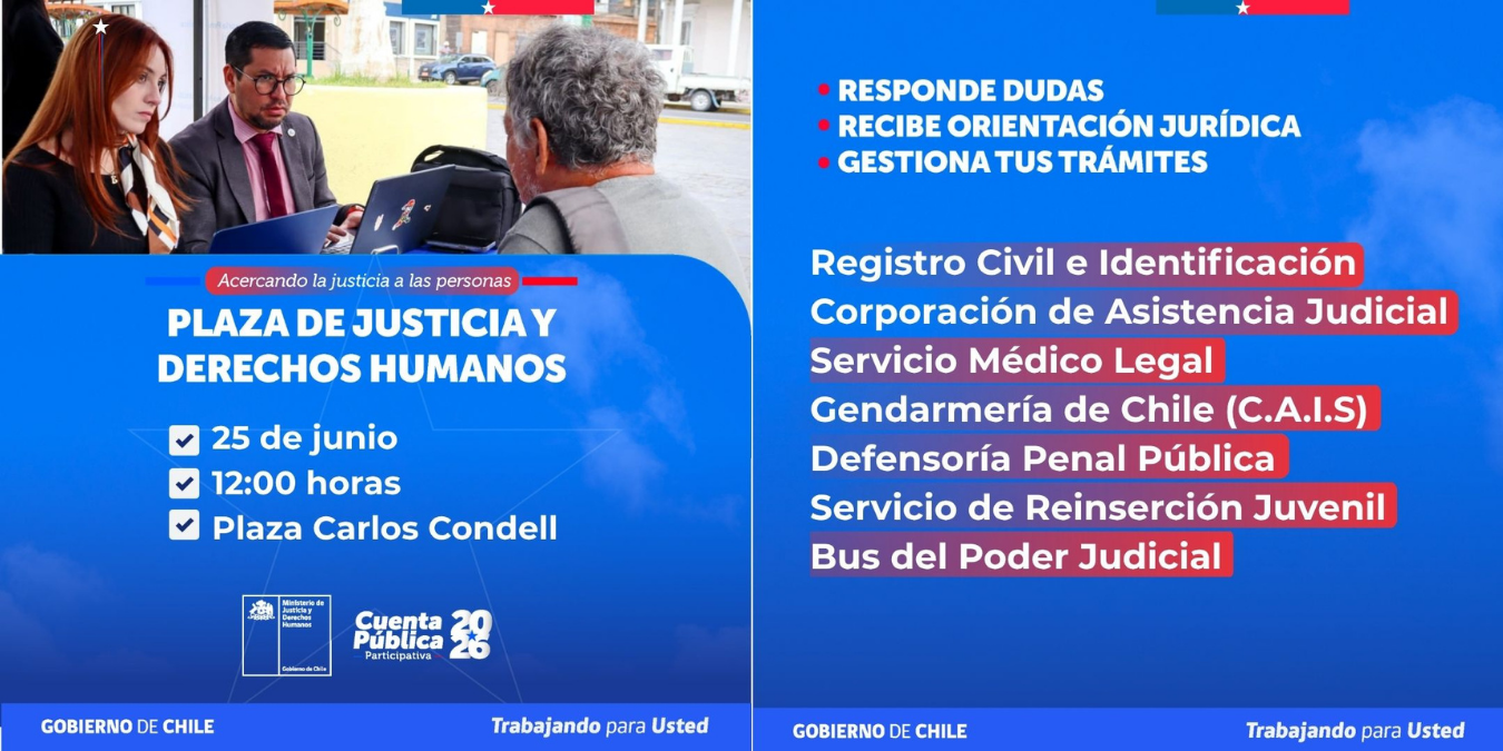 Te invitamos a la 2° Plaza de #justicia 2026