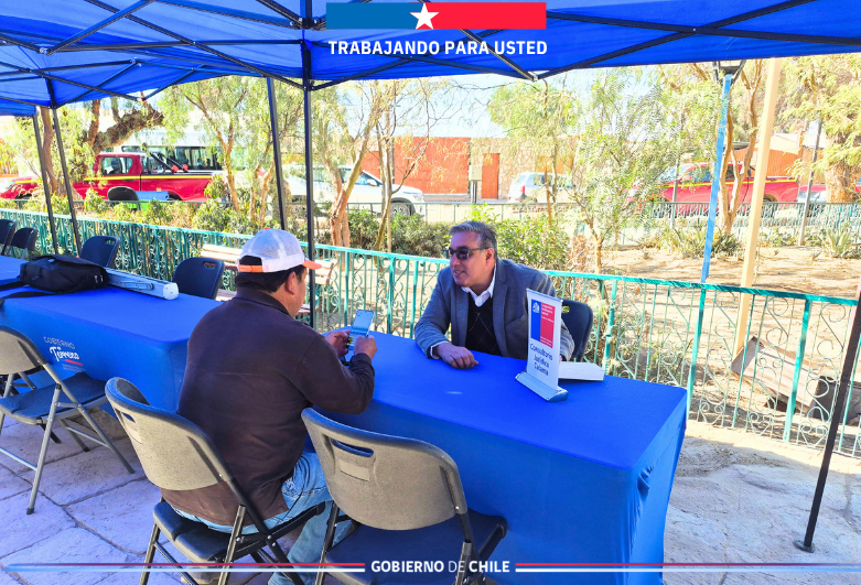 Consultorio Jurídico de Calama participa en “Gobierno en Terreno” en la localidad de Chiuchiu