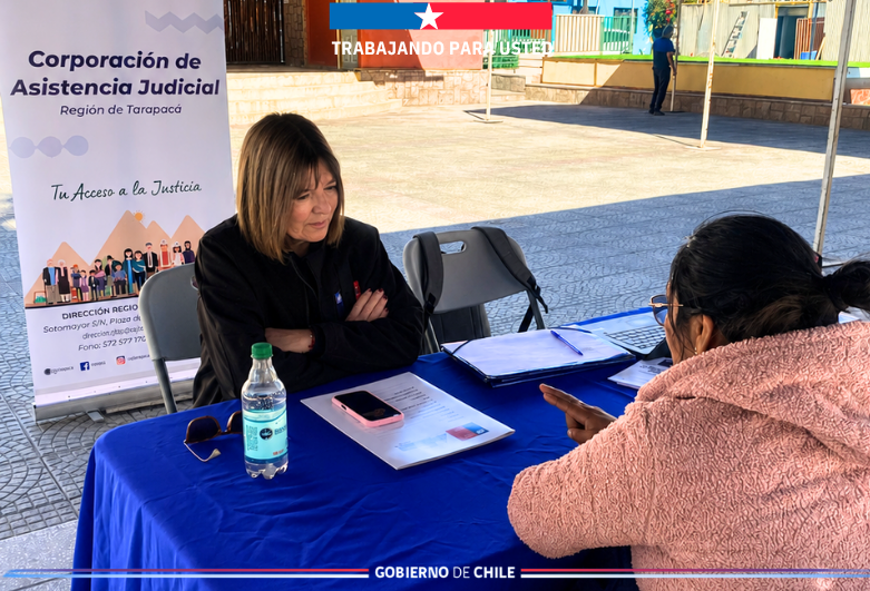 Atención jurídica y social en Camiña