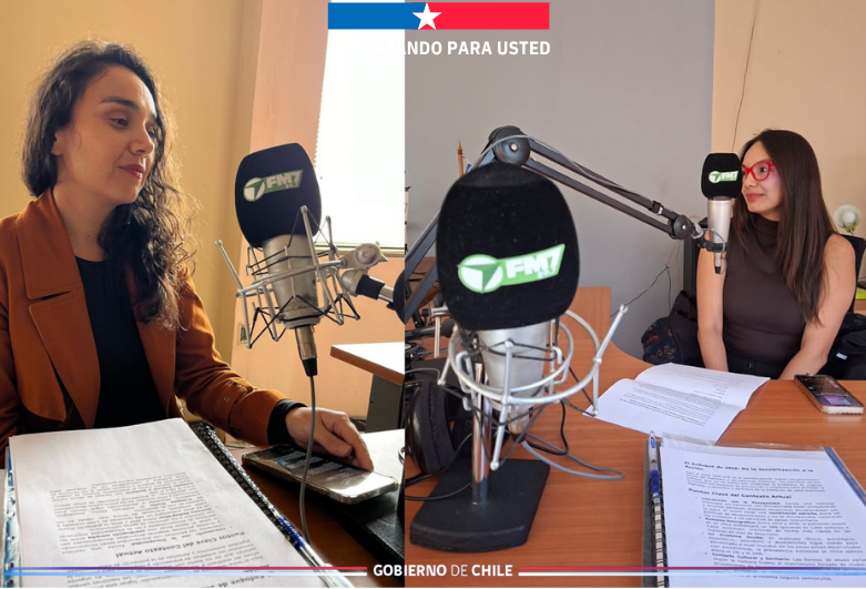 Las profesionales de la ODAM de Antofagasta fueron entrevistadas en Franco Pensador de la Radio FM 7