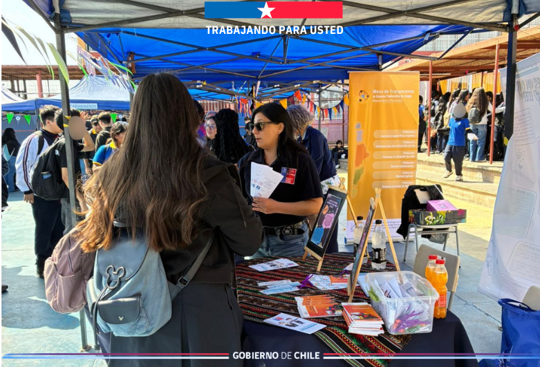 NAD de la Región de Arica y Parinacota participó en la Feria Informativa Preventiva