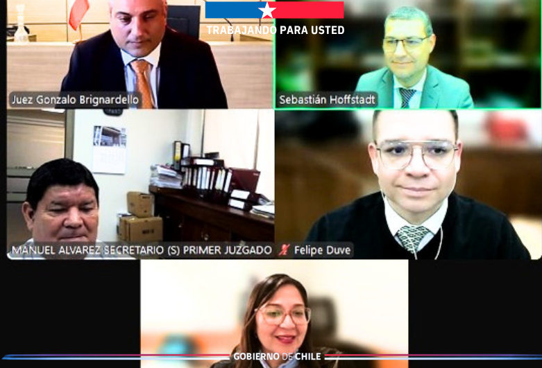ODAM de Arica y Parinacota se reúne con  el 1° Juzgado de Letras Civil Arica