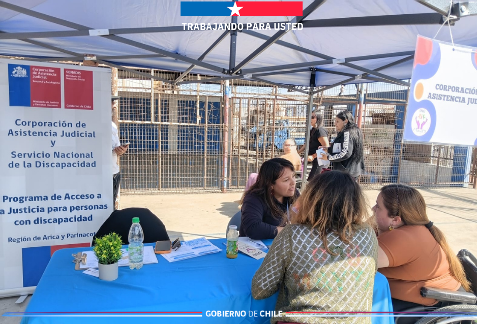 CAJTA-SENADIS de Arica y Parinacota participó en el "Operativo Social Comunitario"
