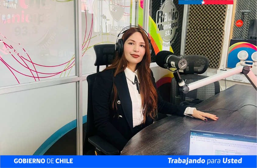 Abogada de CAJTA-SENADIS en Radio Municipal de Iquique