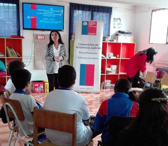 CAVI de Arica y Parinacota lleva adelante campaña, Protegiendo los Derechos de los niños, niñas y adolescentes”