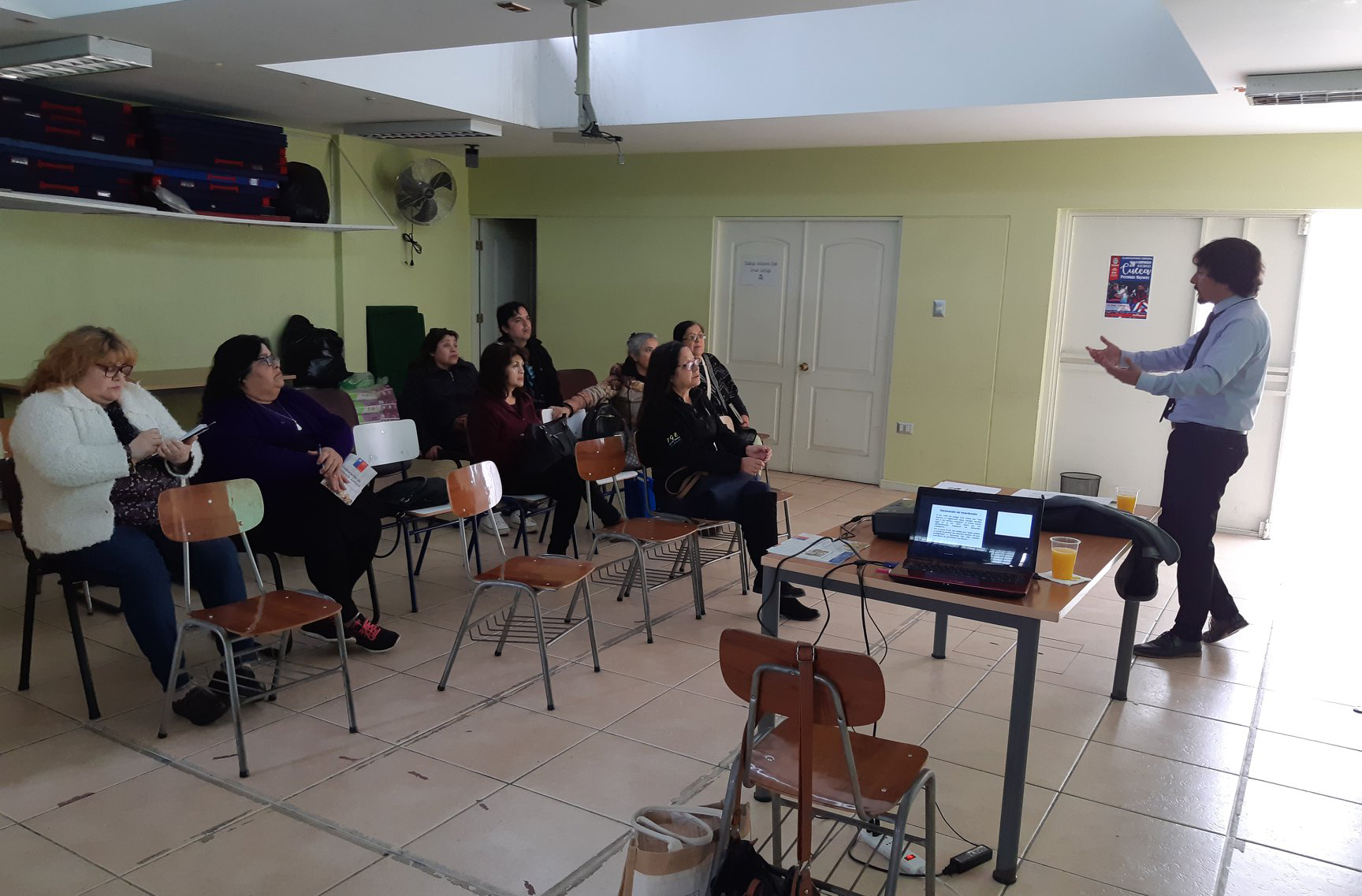 Realizan Charla Jurídica y Social a funcionarios del CESFAM Norte