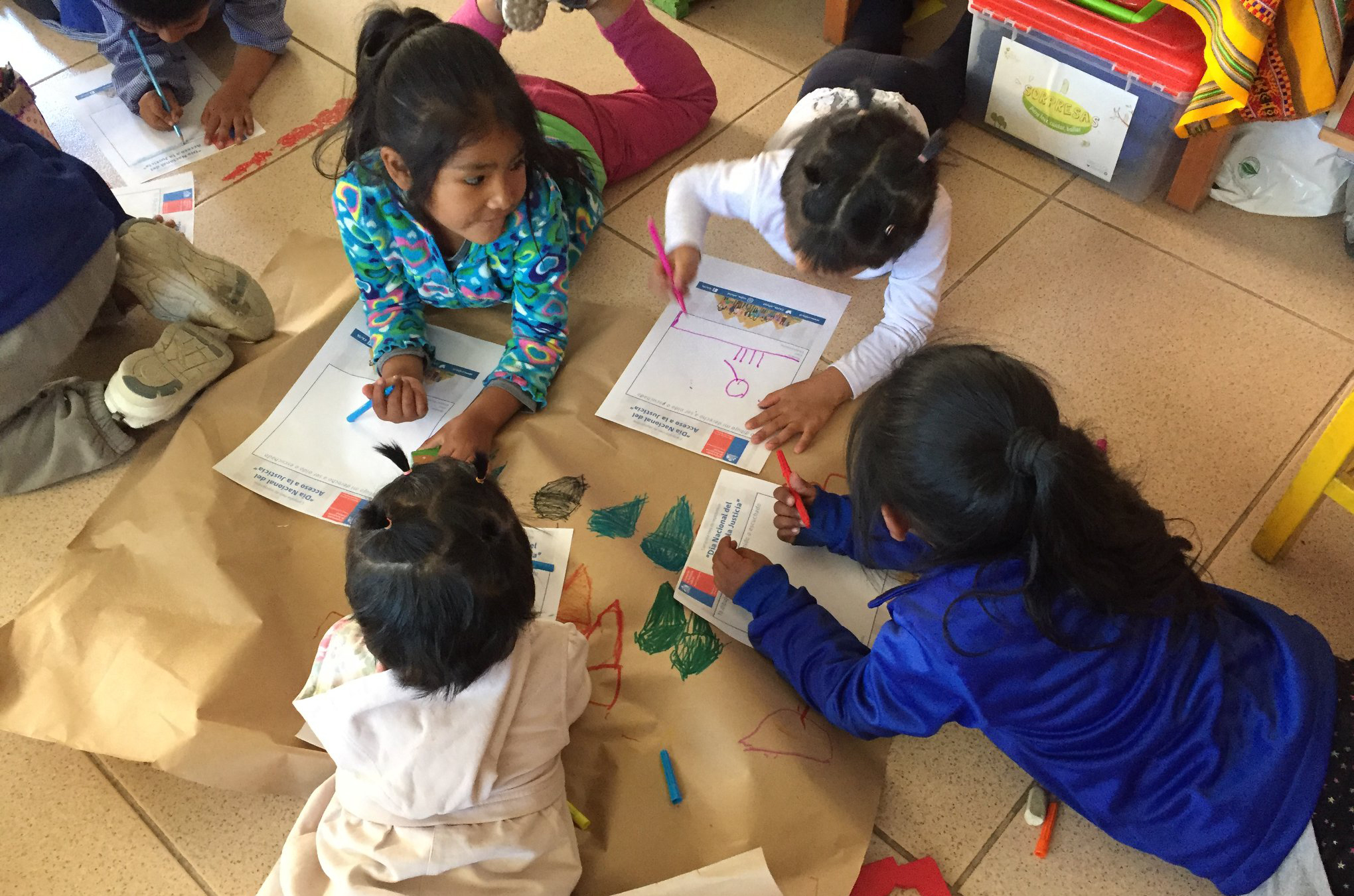 El Consultorio Jurídico Móvil del Tamarugal, realizó una jornada dirigida a los párvulos del Jardín Infantil "Caranguitos" en Camiña