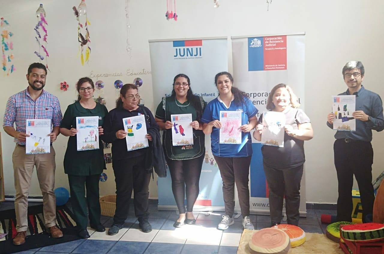 El Consultorio Jurídico Iquique realizó una jornada recreativa en el Jardín Infantil Los Guayabitos