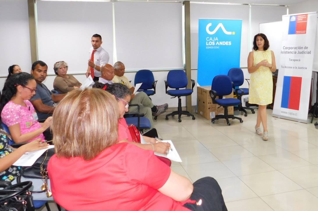 En Iquique la CAJTA capacitó sobre derechos de familia a funcionarios municipales