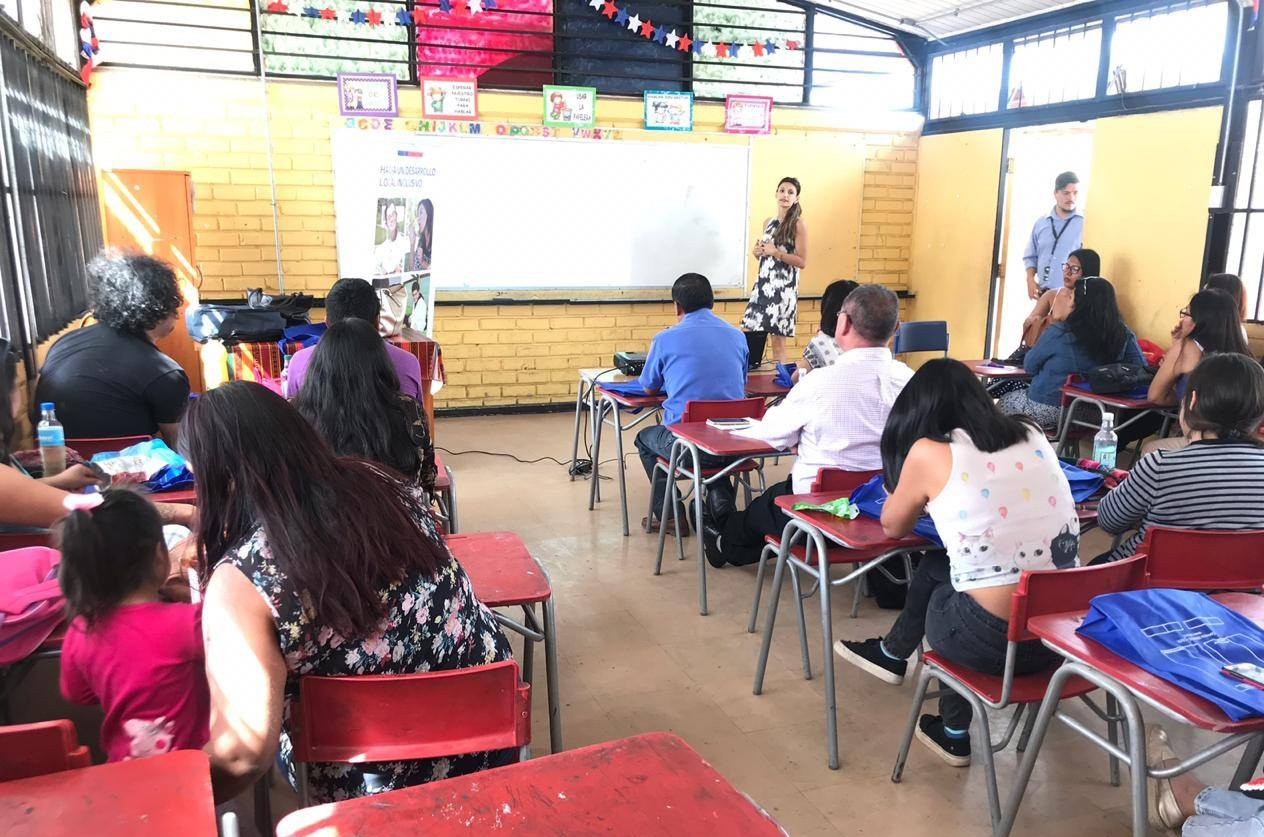 Realizan capacitación sobre discapacidad en Arica a docentes y asistentes de la Educación del Liceo Granaderos