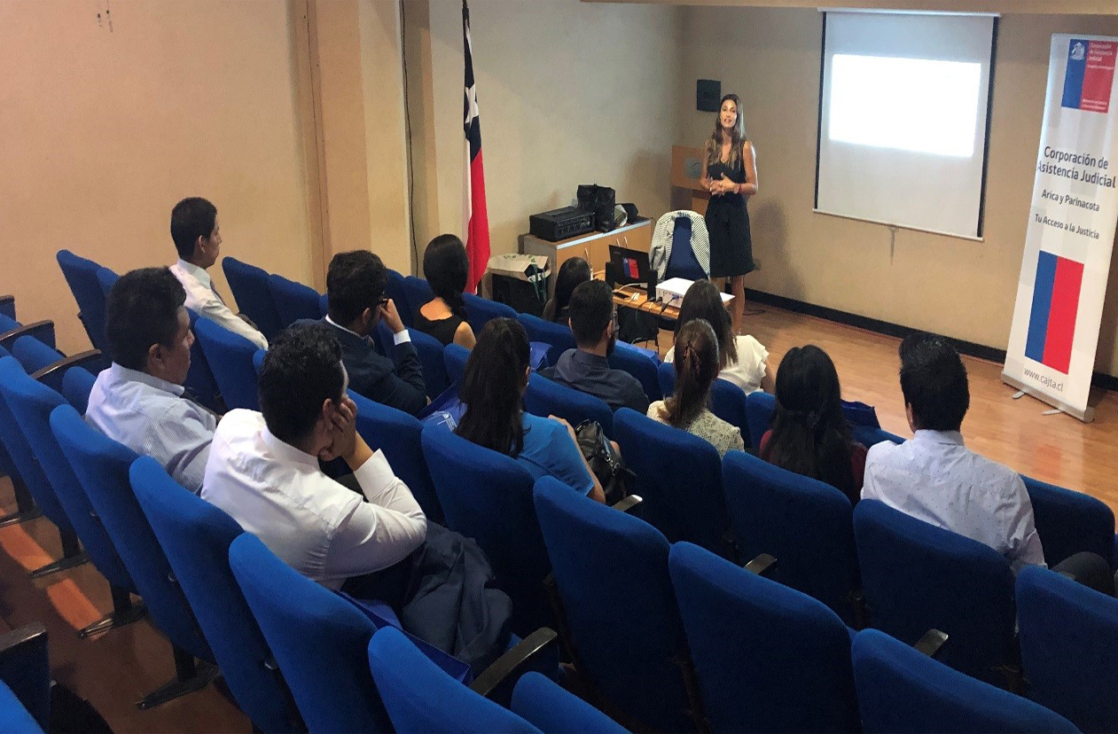 Convenio CAJTA-SENADIS de Arica realiza primera charla sobre derechos de las personas con discapacidad