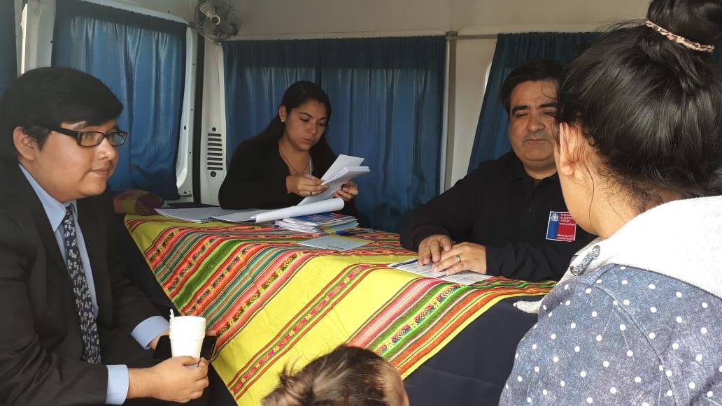 Consultorio Jurídico de Arica presente en Gobierno en Terreno