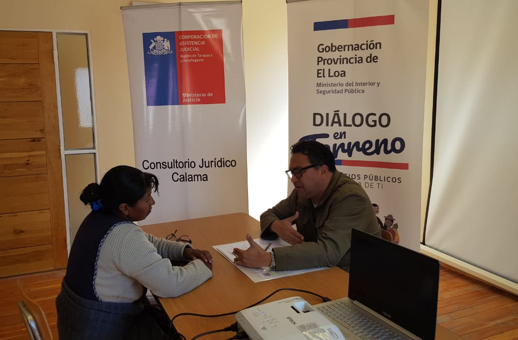 Consultorio Jurídico de Calama participa en Gobierno en Terreno en Ollagüe