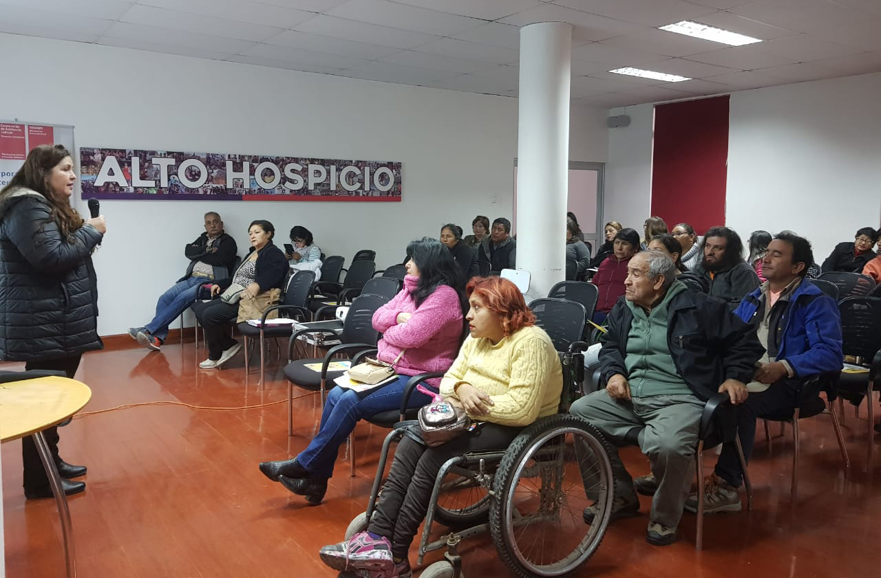 Abogada CAJTA SENADIS visualiza las CAJ en Alto Hospicio