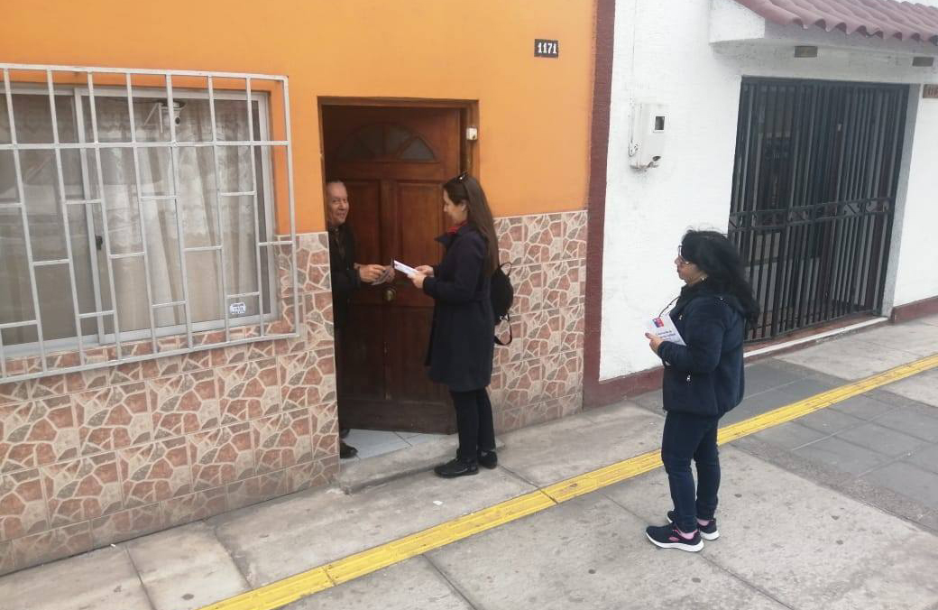 CAVI Iquique realiza "Casa a Casa"