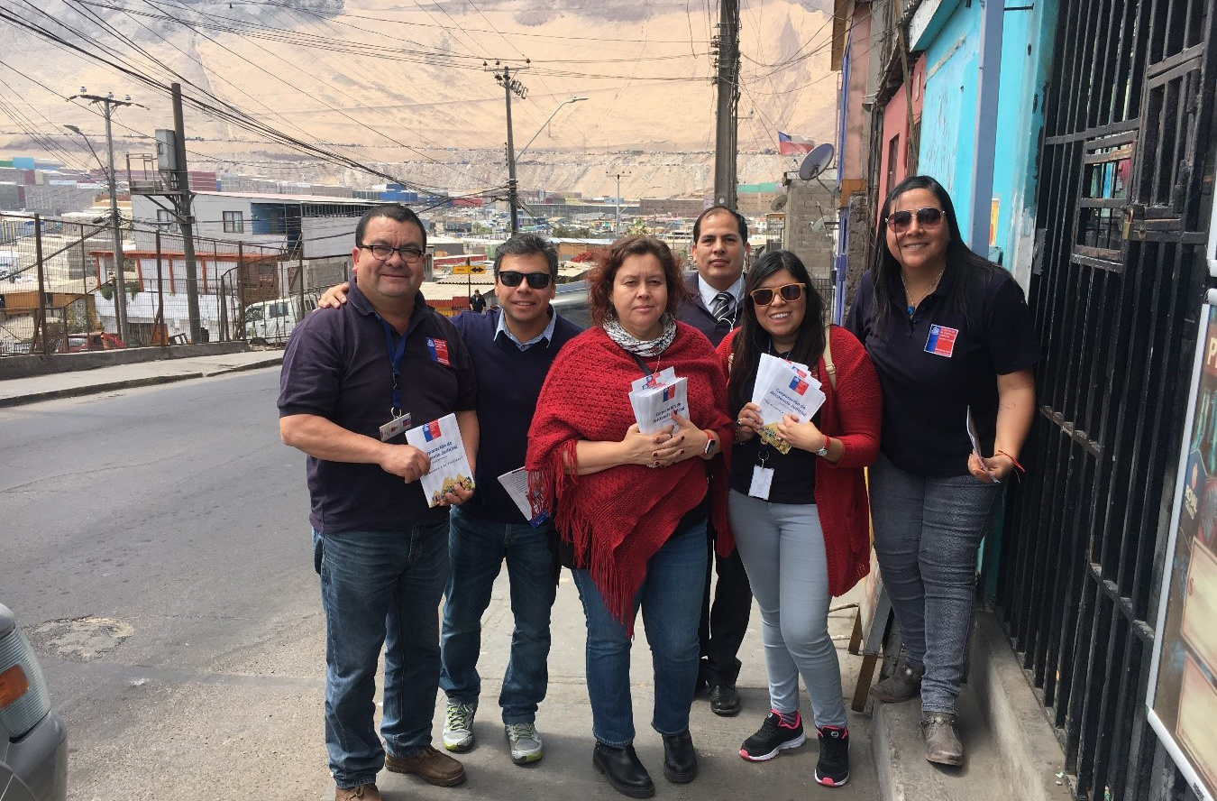 CAVI Iquique realiza "Casa a Casa"